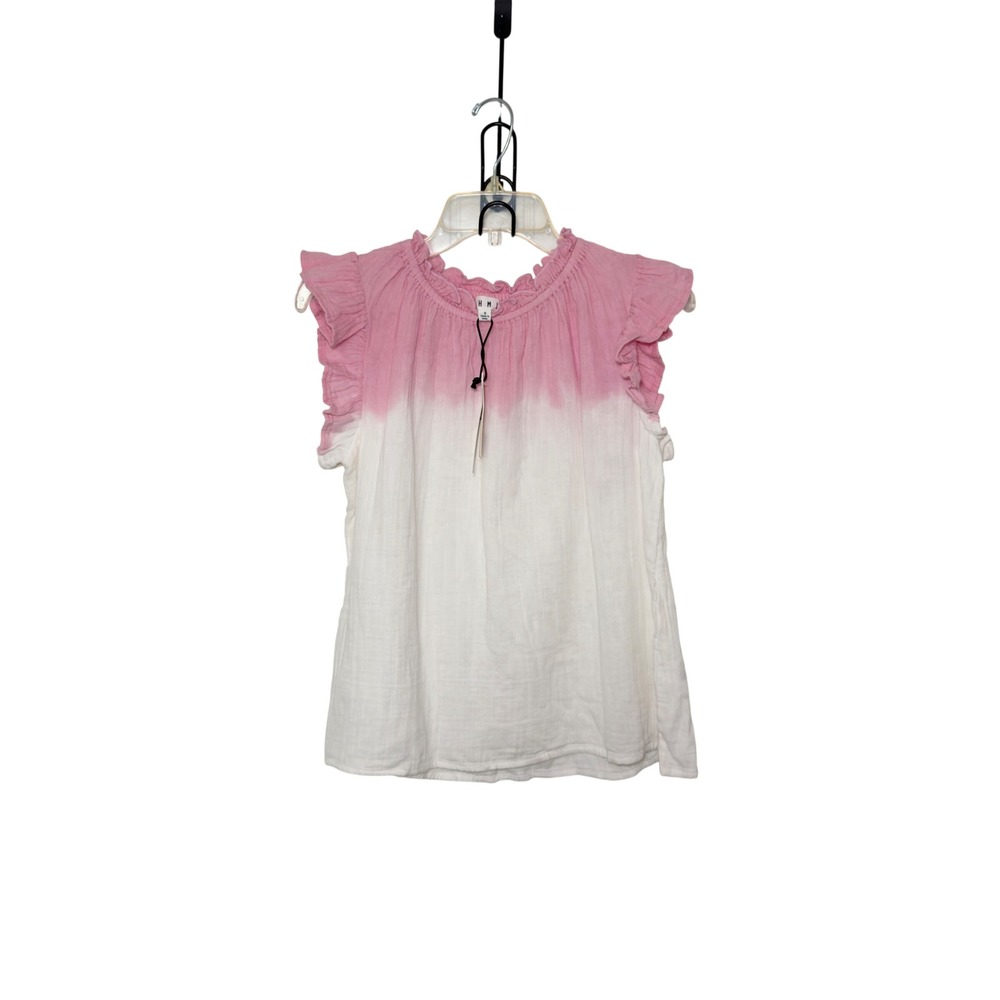 Anthropologie THML Small Pink White Ombré Cottagecore Whimsical Sleeveless‎ Top